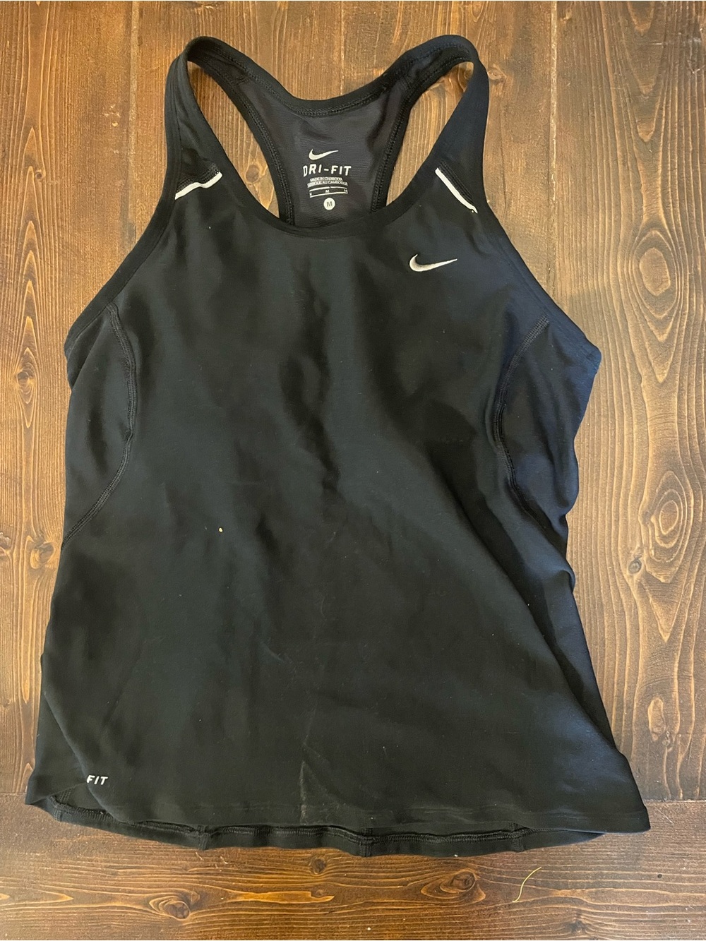 Nike Women’s Black Racerback Dri-FIT Tank